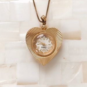 Vintage Clock Necklace